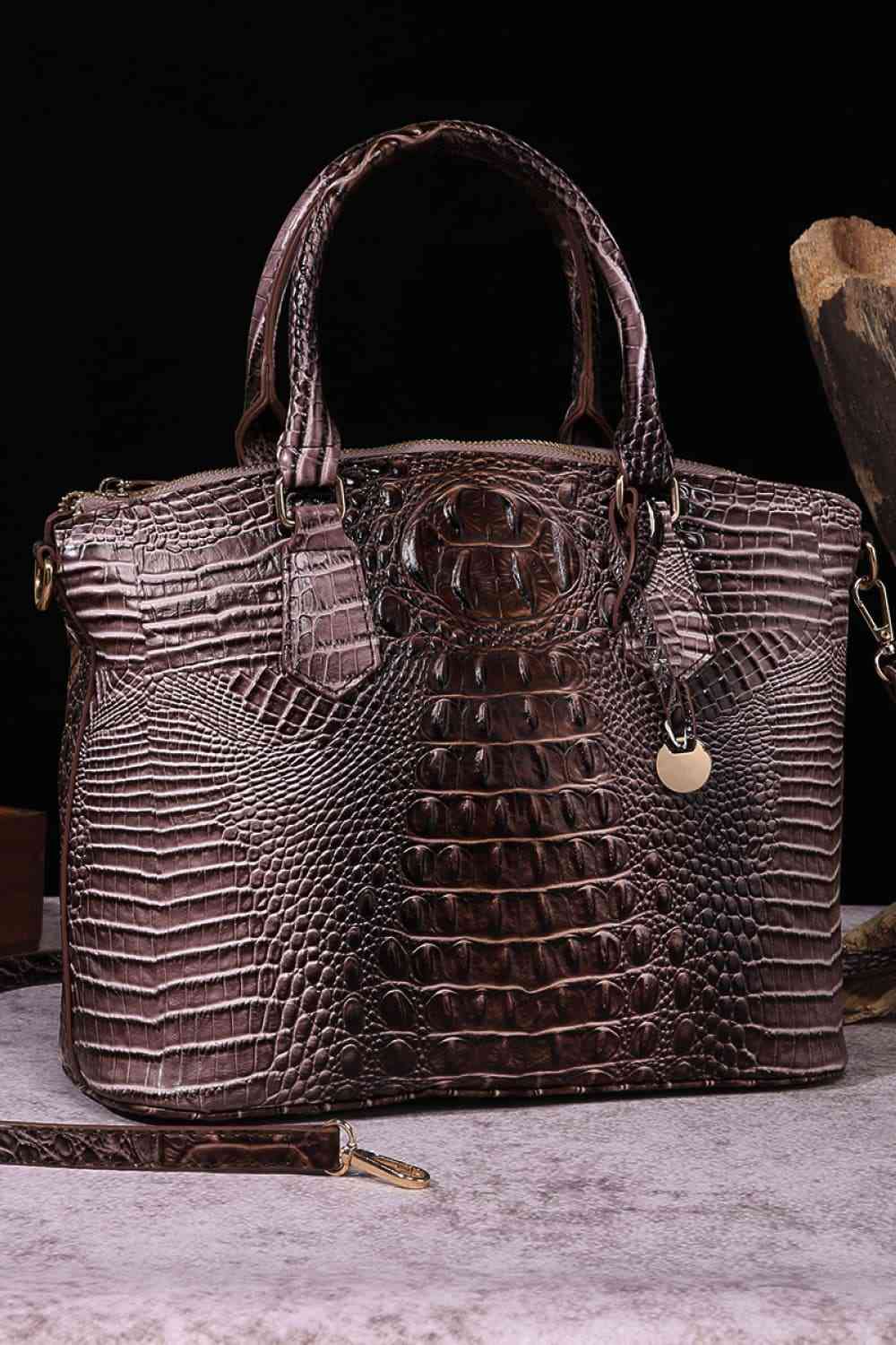 Gradient PU Leather Handbag - Just Enuff Sexy