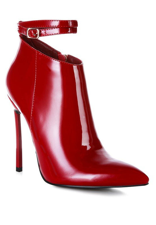 LOVE POTION Pointed Toe High Heeled Ankle Boots - Just Enuff Sexy