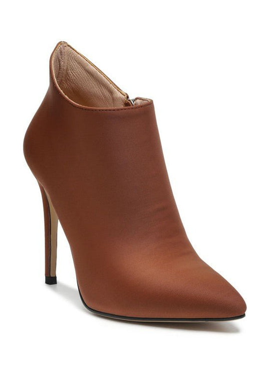 MELBA POINTED TOE STILETTO BOOT - Just Enuff Sexy