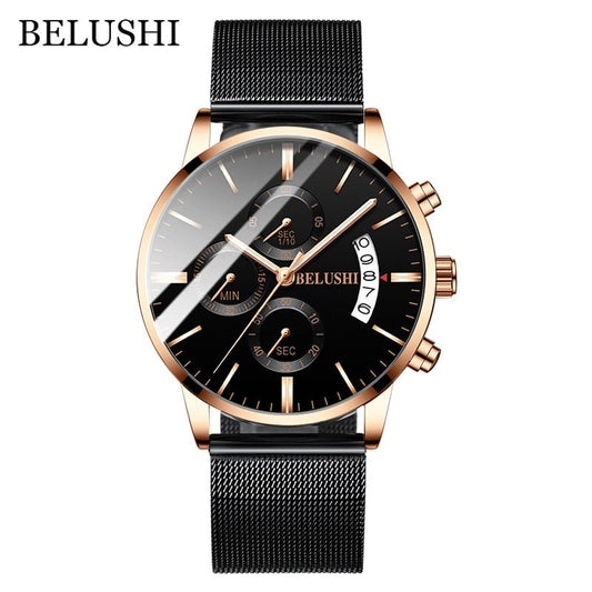 Men's Luxury Brand BELUSHI Business Casual Waterproof Watch - Just Enuff Sexy