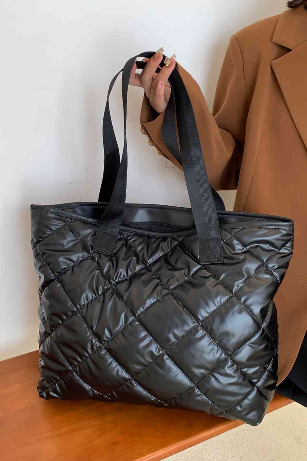 PU Leather Tote Bag - Just Enuff Sexy