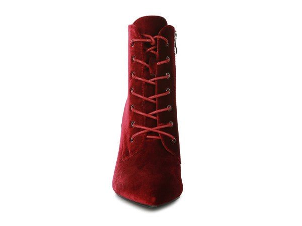 BORNSTA Velvet High Heeled Velvet Boots - Just Enuff Sexy