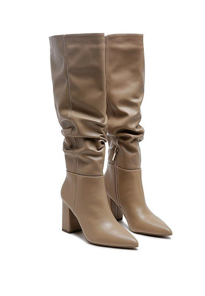 HANOI KNEE HIGH SLOUCH BOOT - Just Enuff Sexy