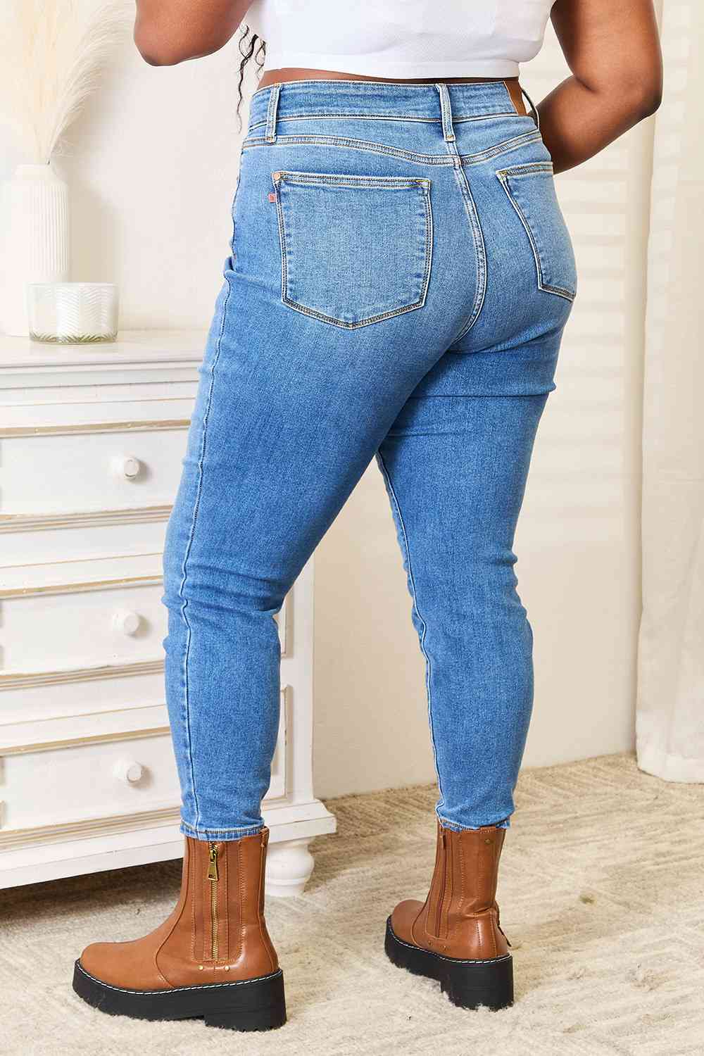 Judy Blue Full Size High Waist Skinny Jeans - Just Enuff Sexy