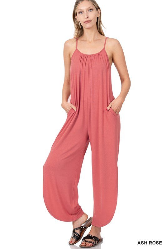 Jumpsuit with Side Slits - Just Enuff Sexy