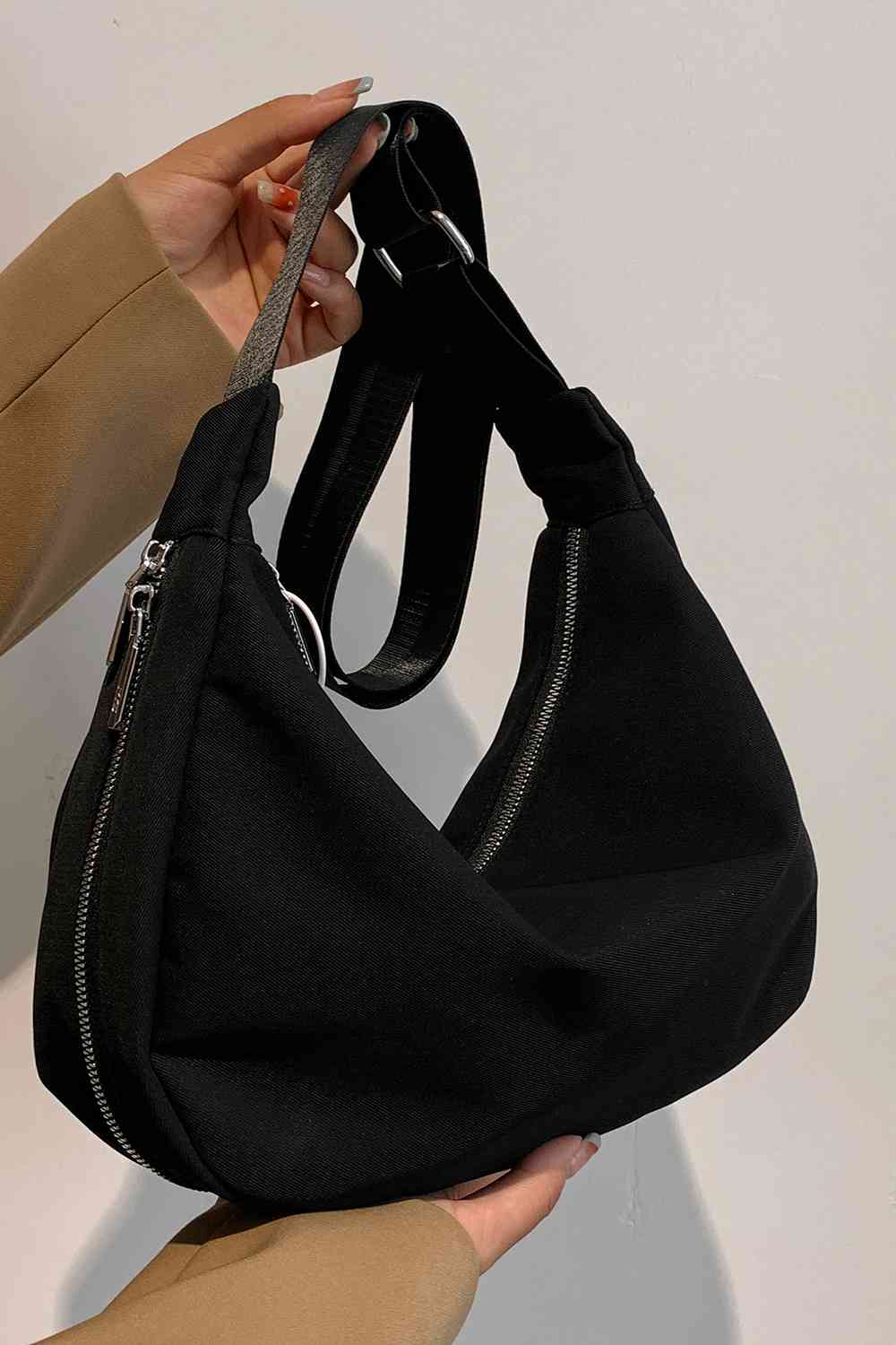 Large Nylon Crossbody Bag - Just Enuff Sexy