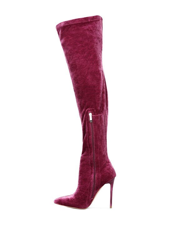 Madmiss Stiletto Calf Boots - Just Enuff Sexy