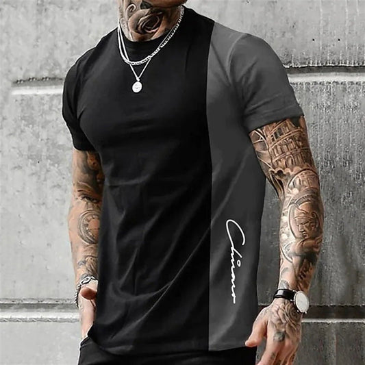 Men's Casual Polyester Short Sleeve - Just Enuff Sexy
