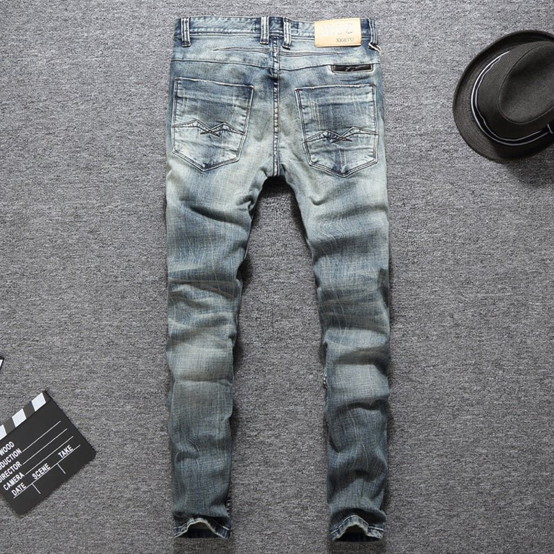 Men's Slim Fit Ripped Jeans - Just Enuff Sexy