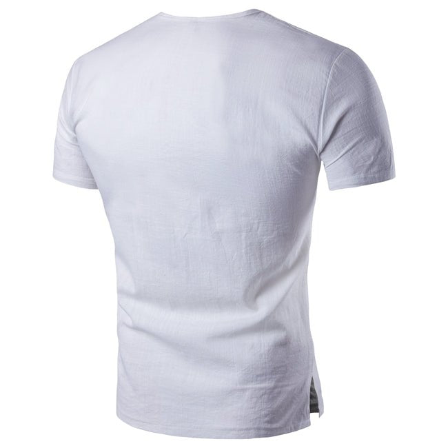 Men's Solid Casual Short Sleeve Shirt - Just Enuff Sexy