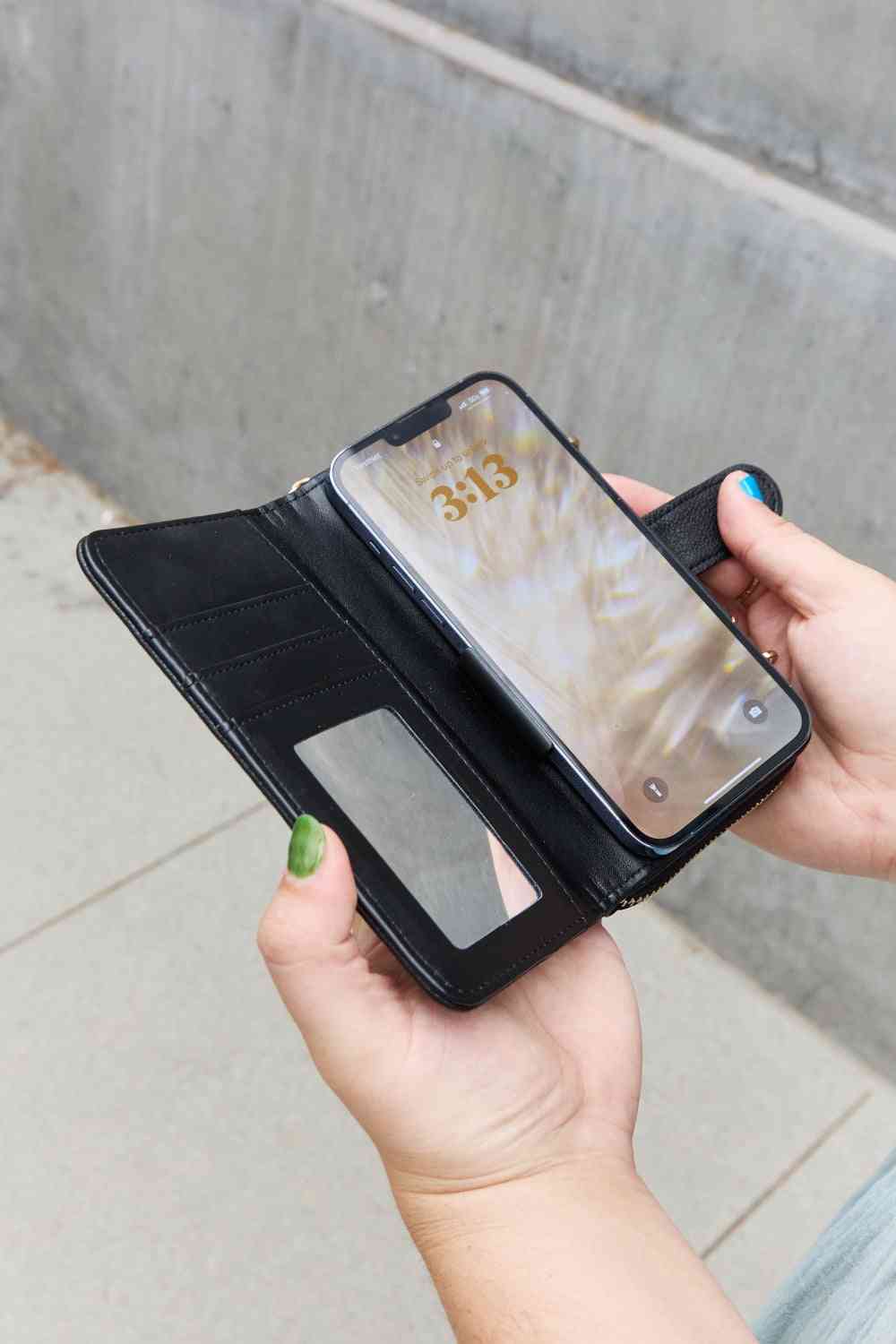 Nicole Lee USA Two-Piece Crossbody Phone Case Wallet - Just Enuff Sexy
