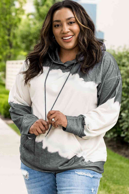 Plus Size Hoodie with Front Pocket - Just Enuff Sexy