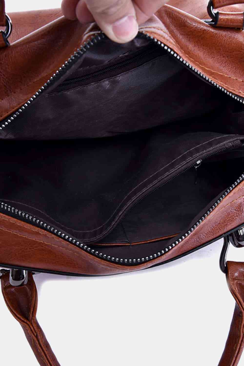 PU Leather Crossbody Bag - Just Enuff Sexy