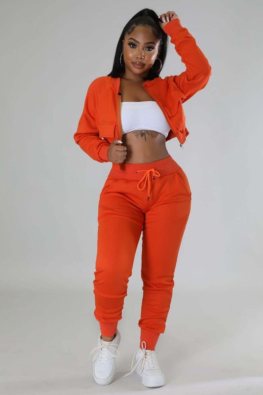 TOP TWO PIECE PANT SET - Just Enuff Sexy